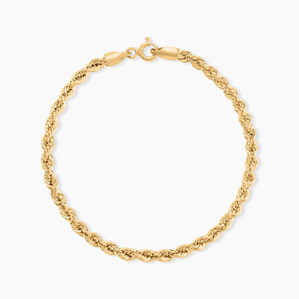 Bracelet Jerry Maille Corde Or Jaune - Bracelets mailles Femme | Marc Orian