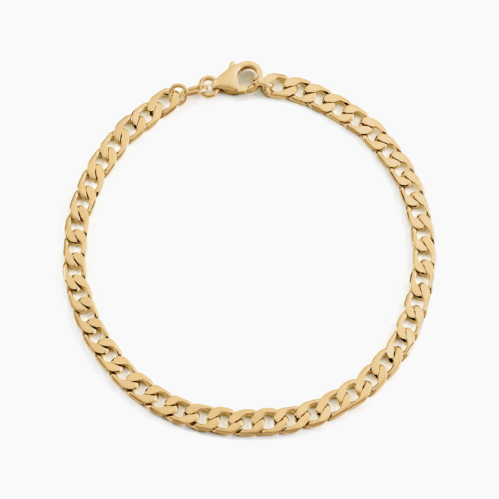 Bracelet Plaqué Or Jaune Clement - Bracelets mailles Homme | Marc Orian