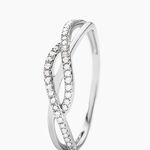 Bague Ursulla Or Blanc Diamant - Parures de mariage Femme | Marc Orian