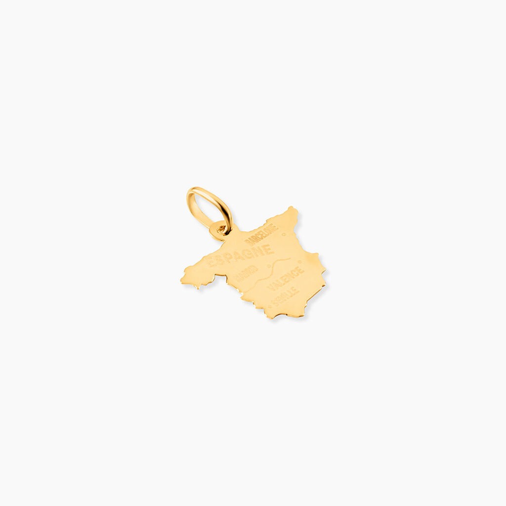 Pendentif Gaietana Espagne Or Jaune - Bijoux personnalis&eacute;s Famille | Marc Orian