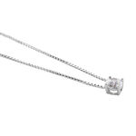 Collier Germinie Argent Blanc Oxyde De Zirconium - Colliers solitaires Femme | Marc Orian