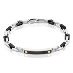 Bracelet Jourdan Acier Gris - Bracelets cha&icirc;nes Homme | Marc Orian