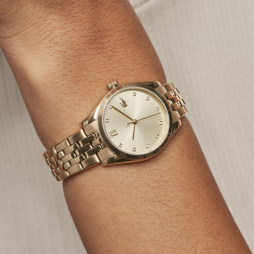 Montre Lacoste Tuilerie Doré - Montres classiques Femme | Marc Orian