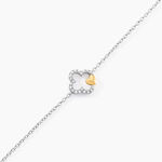Bracelet Sorya Or Jaune Argent Blanc Oxyde De Zirconium - Bracelets cha&icirc;nes Femme | Marc Orian