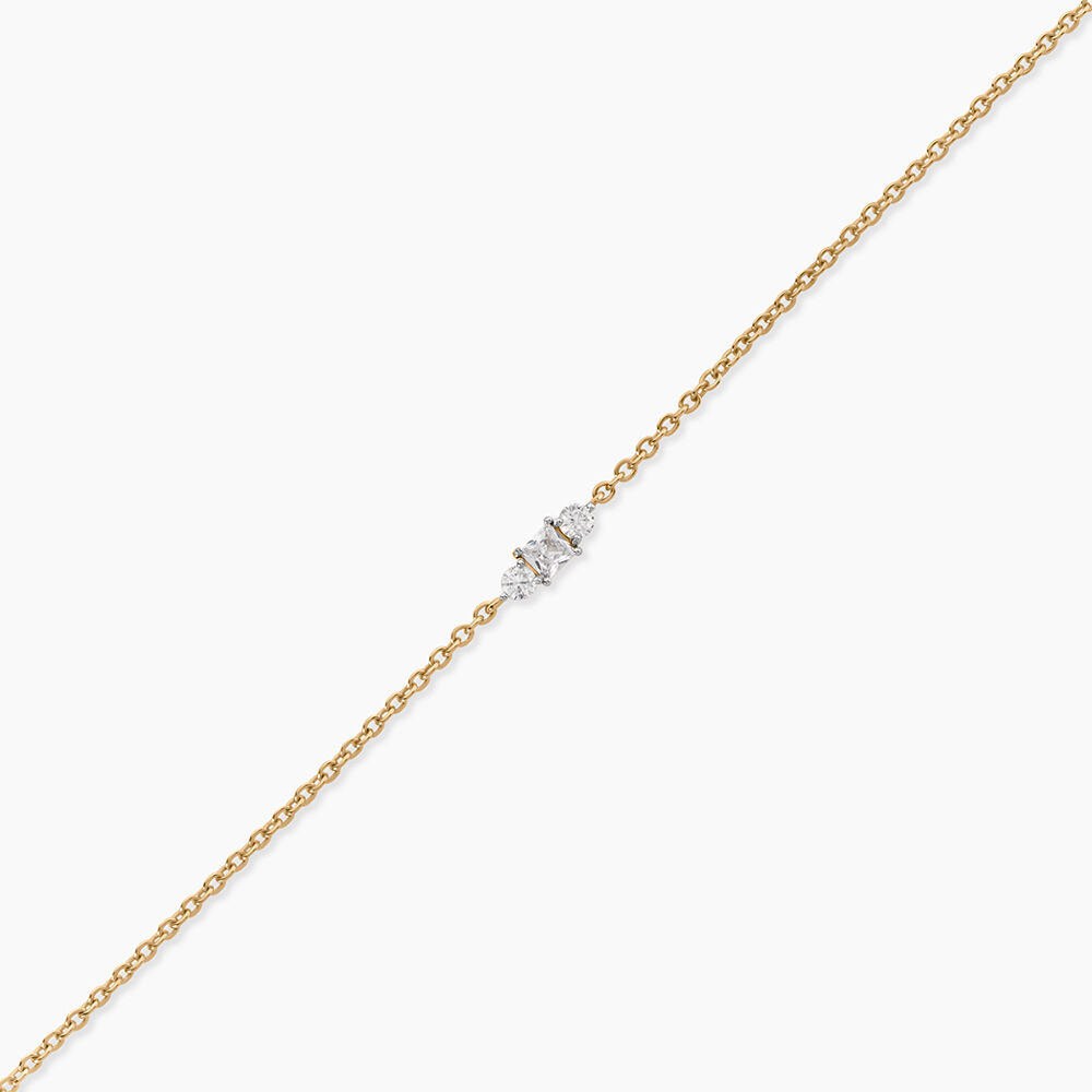 Bracelet Georgia Plaqu&eacute; Or Jaune Oxyde De Zirconium - Bracelets fantaisie Femme | Marc Orian