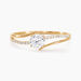 Bague Solitaire Abelia Or Jaune Oxyde De Zirconium - Solitaires Femme | Marc Orian