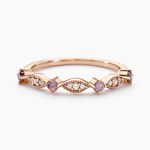 Bague Eugenie Argent Rose Oxyde De Zirconium - Bijoux fantaisie Femme | Marc Orian
