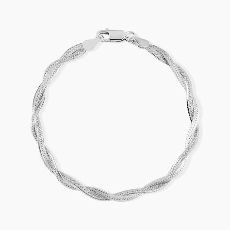 Bracelet Anaiz Argent Blanc - Bracelets fantaisie Femme | Marc Orian