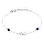 Bracelet Argent Mojdeh Lapis Lazuli - Bracelets fantaisie Femme | Marc Orian
