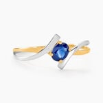 Bague Rosmunda Or Bicolore Saphir - Solitaires Femme | Marc Orian