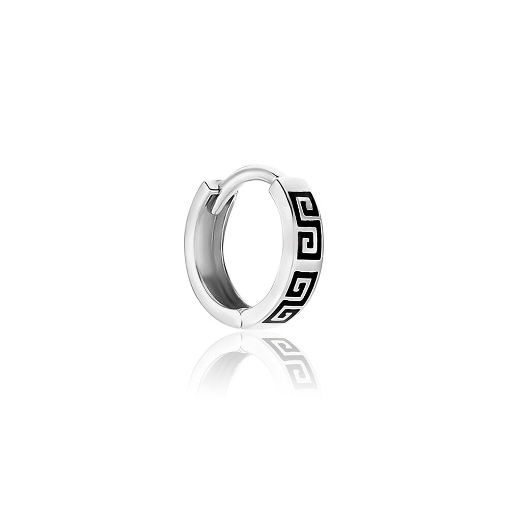 Créole Unitaire Fredo Or Blanc - Piercings d'oreilles Homme | Marc Orian