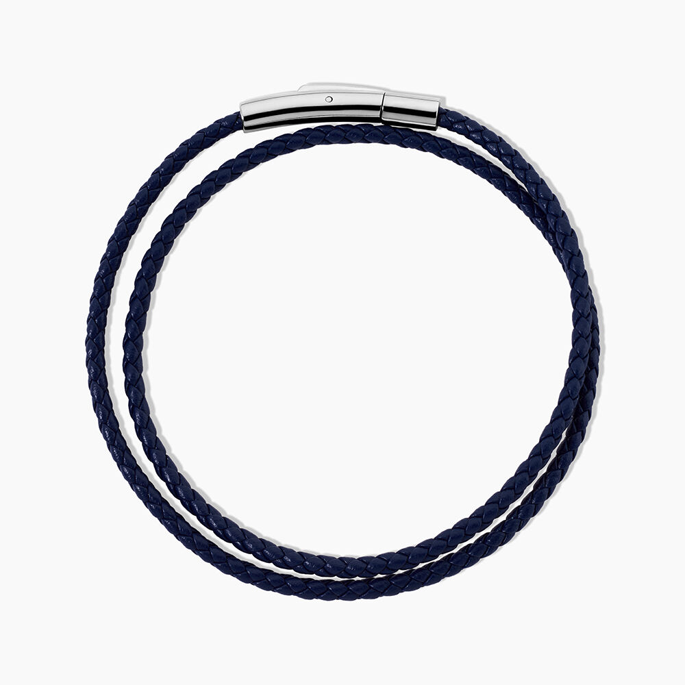 Bracelet Calvino Acier Blanc - Bracelets cuir Homme | Marc Orian