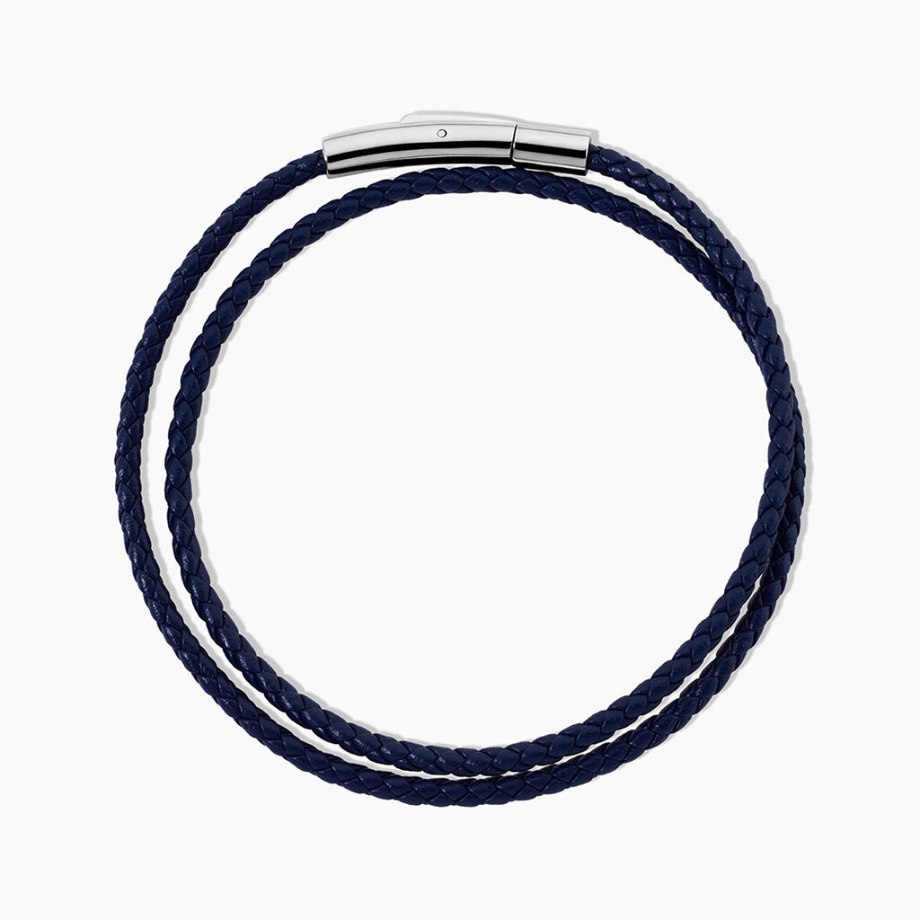 Bracelet Calvino Acier Blanc - Bracelets cuir Homme | Marc Orian