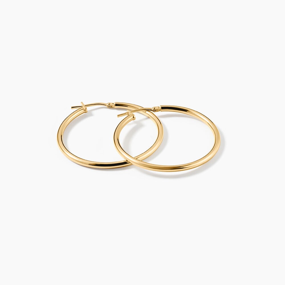 Cr&eacute;oles Verania Argent Dor&eacute; A L'Or 750/1000 - Cr&eacute;oles Femme | Marc Orian