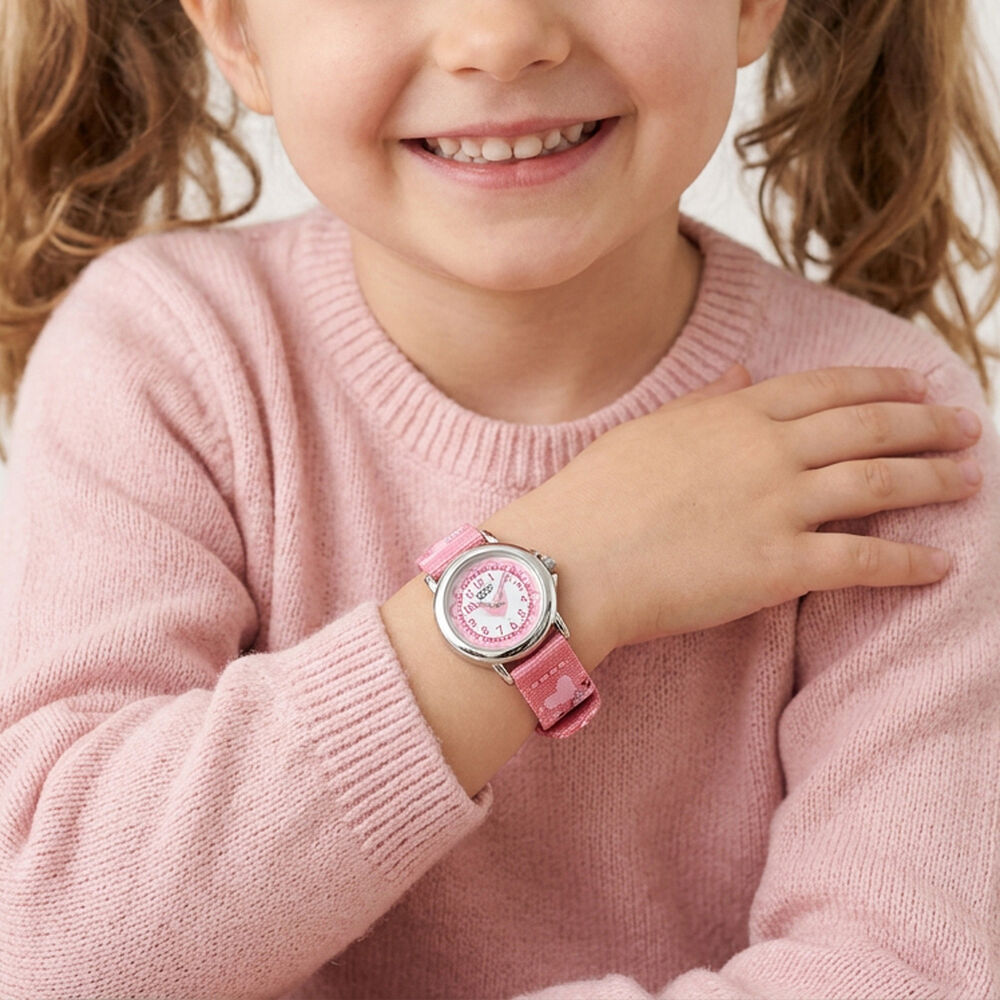 Montre Upp Lea Blanc Et Rose - Montres &eacute;tanches Enfant | Marc Orian