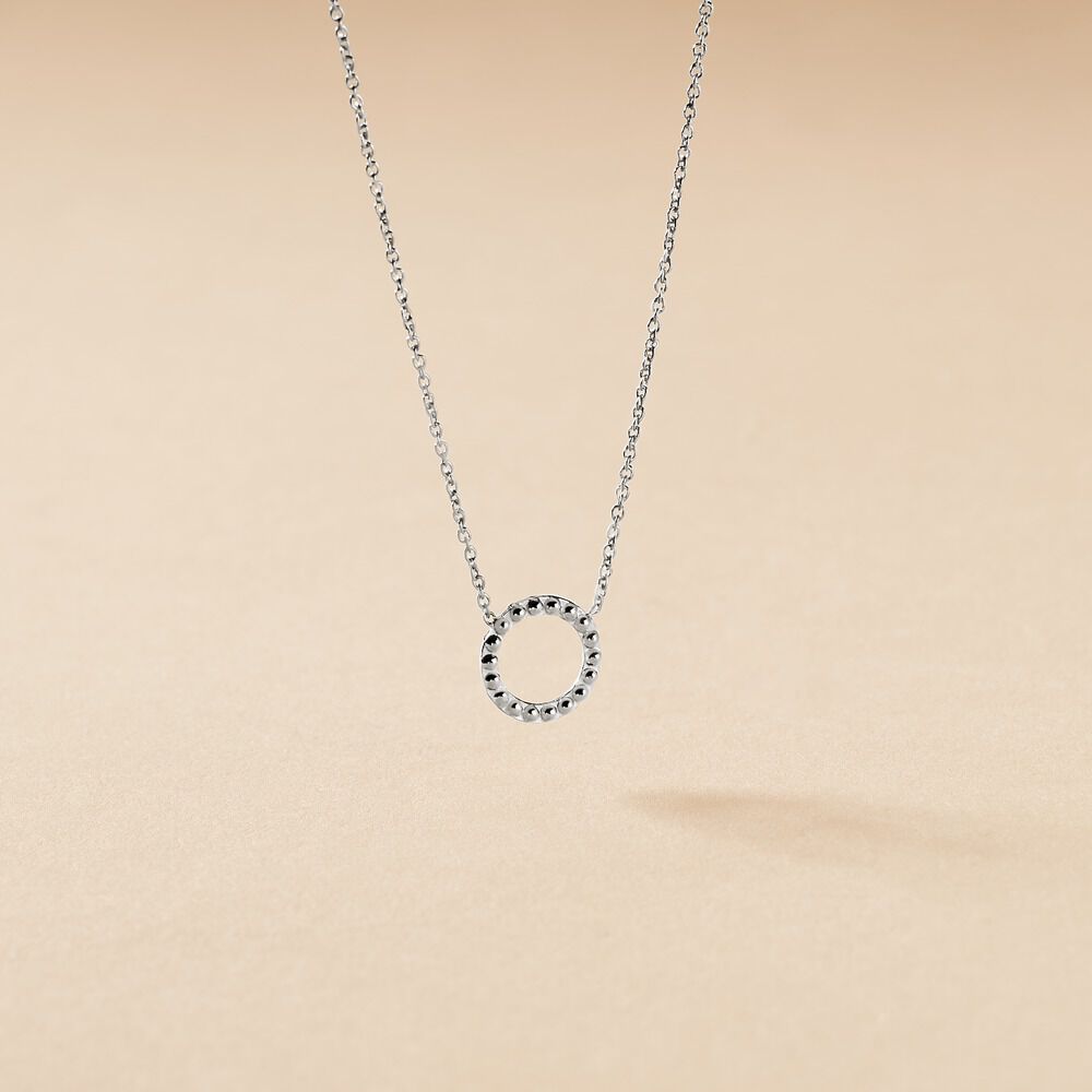 Collier Peytone Argent Blanc - Colliers Femme | Marc Orian