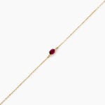 Bracelet Opeyemi Or Jaune Rubis Diamant - Bracelets cha&icirc;nes Femme | Marc Orian