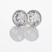 Boucles D'oreilles Pendantes Abha Argent Blanc Oxyde De Zirconium - Puces Femme | Marc Orian