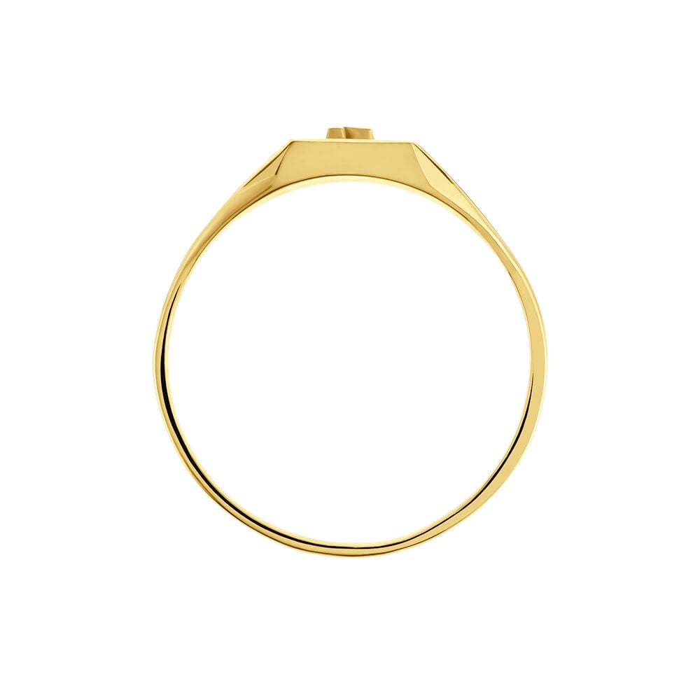 Chevalière Or Jaune Garth - Chevalières Femme | Marc Orian