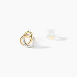 Boucles D'oreilles Puces Dorila Or Jaune Oxyde De Zirconium - Puces Femme | Marc Orian
