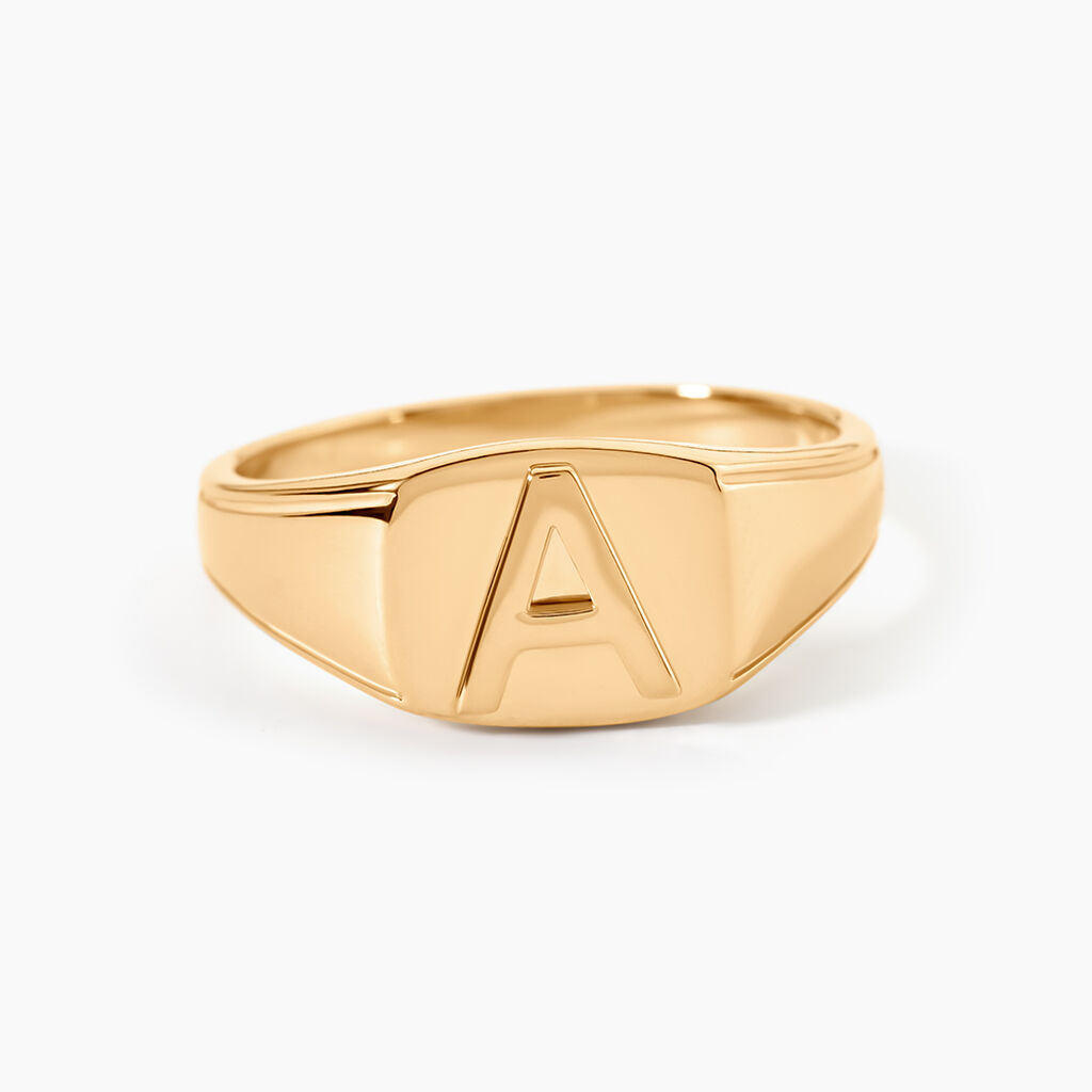 Chevali&egrave;re Plaqu&eacute; Or Jaune Luciano - Chevali&egrave;res Homme | Marc Orian