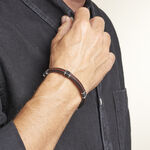 Bracelet Acier Blanc Jeff - Bracelets cuir Homme | Marc Orian