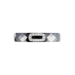 Bague Ceramik Design Argent Blanc Oxyde De Zirconium Et C&eacute;ramique - Bijoux fantaisie Femme | Marc Orian