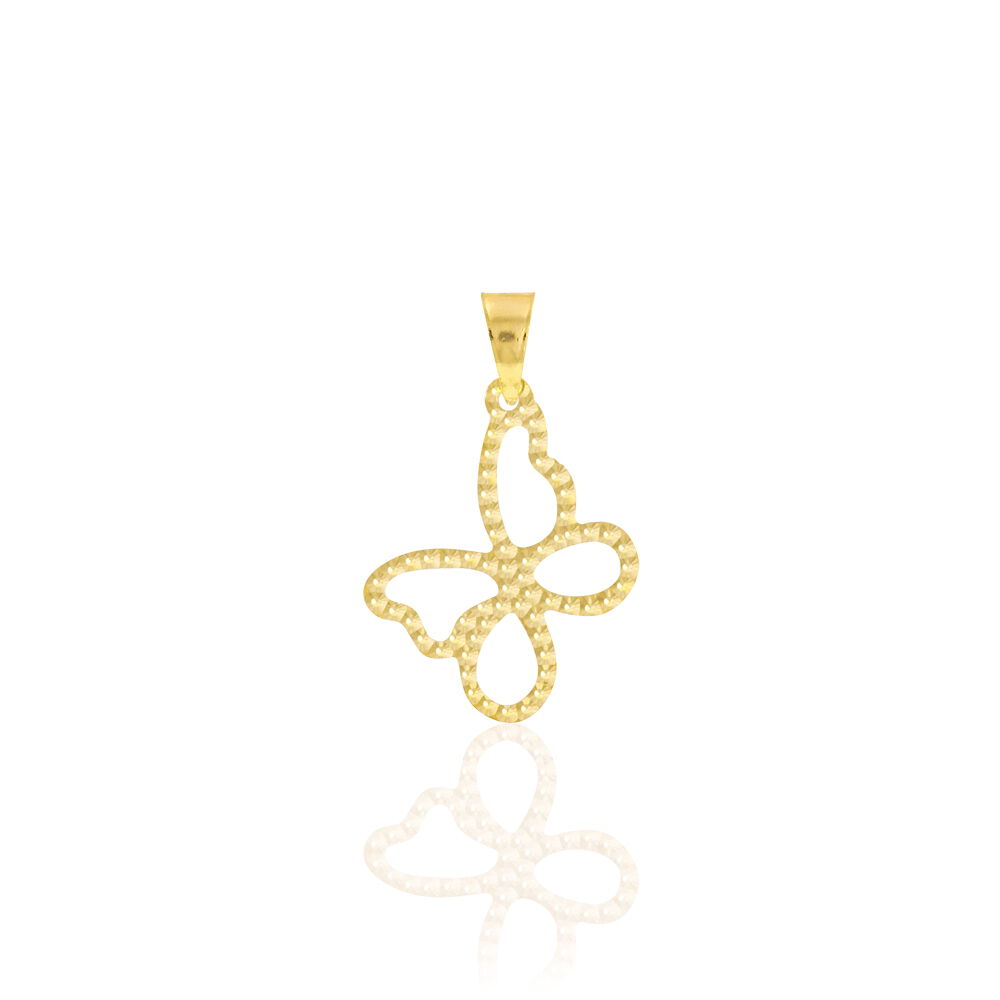 Pendentif Jaima Papillon Diamante Or Jaune - Pendentifs Femme | Marc Orian