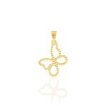 Pendentif Jaima Papillon Diamante Or Jaune - Pendentifs Femme | Marc Orian