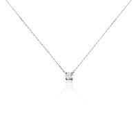 Collier Aphrodite Or Blanc Diamant