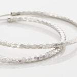 Cr&eacute;oles Argent Blanc Agathe - Cr&eacute;oles Femme | Marc Orian