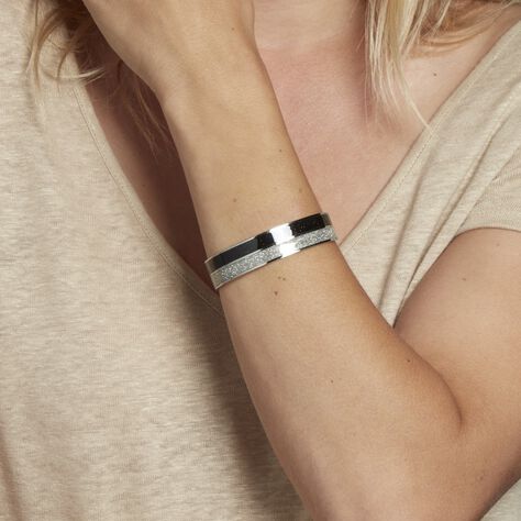 Bracelet Jonc Marie-adelaide Acier Blanc - Bracelets jonc Femme | Marc Orian