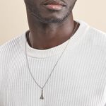 Pendentif Paco Argent Blanc - Bijoux fantaisie Famille | Marc Orian