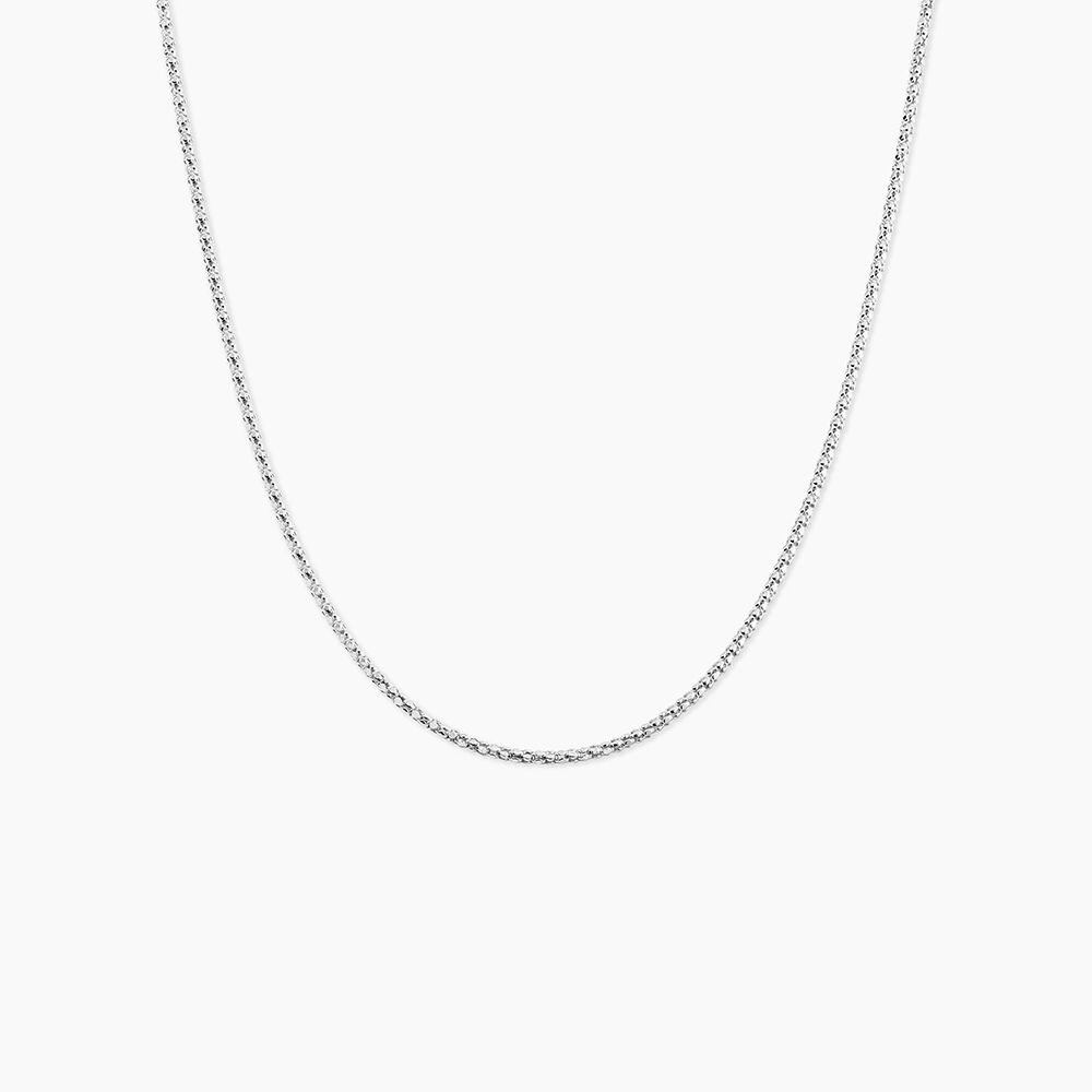 Collier Nahila Argent Blanc - Chaines Femme | Marc Orian