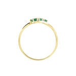 Bague Simma Or Jaune Diamant Et Emeraude - Bagues vintage Femme | Marc Orian