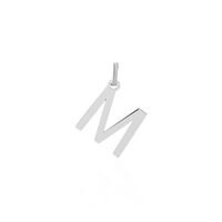 Pendentif Ionia Lettre Or Blanc