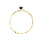 Bague Taila Or Jaune Saphir - Solitaires Femme | Marc Orian