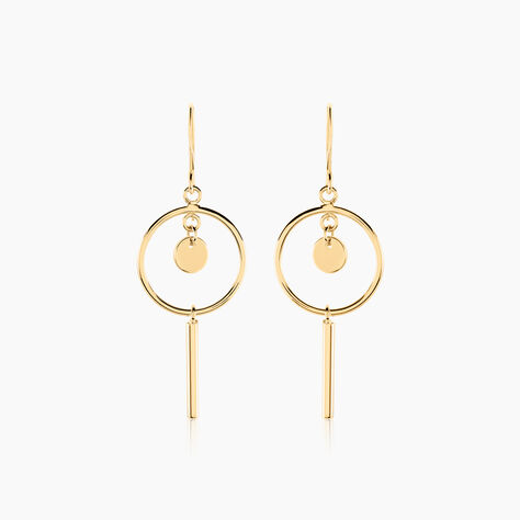 Boucles D'oreilles Pendantes Trixie Plaqué Or Jaune - Pendantes Femme | Marc Orian