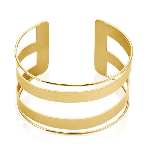 Bracelet Manchette Chita Acier Doré - Bracelets manchettes Femme | Marc Orian