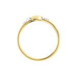 Bague Oc&eacute;an Or Jaune Topaze Oxyde De Zirconium - Bagues pierres fines Femme | Marc Orian