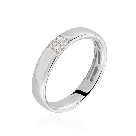 Bague Hajila Or Blanc Diamant - Bagues Femme | Marc Orian