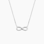 Collier Rowan Argent Blanc Oxyde De Zirconium - Colliers avec pierres Femme | Marc Orian