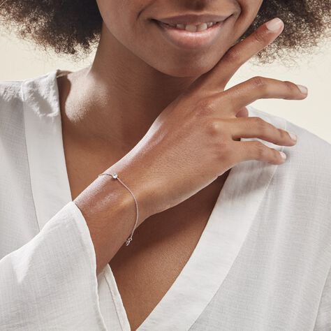 Bracelet Argent Lylwenn Oxydes De Zirconium - Bracelets chaînes Femme | Marc Orian