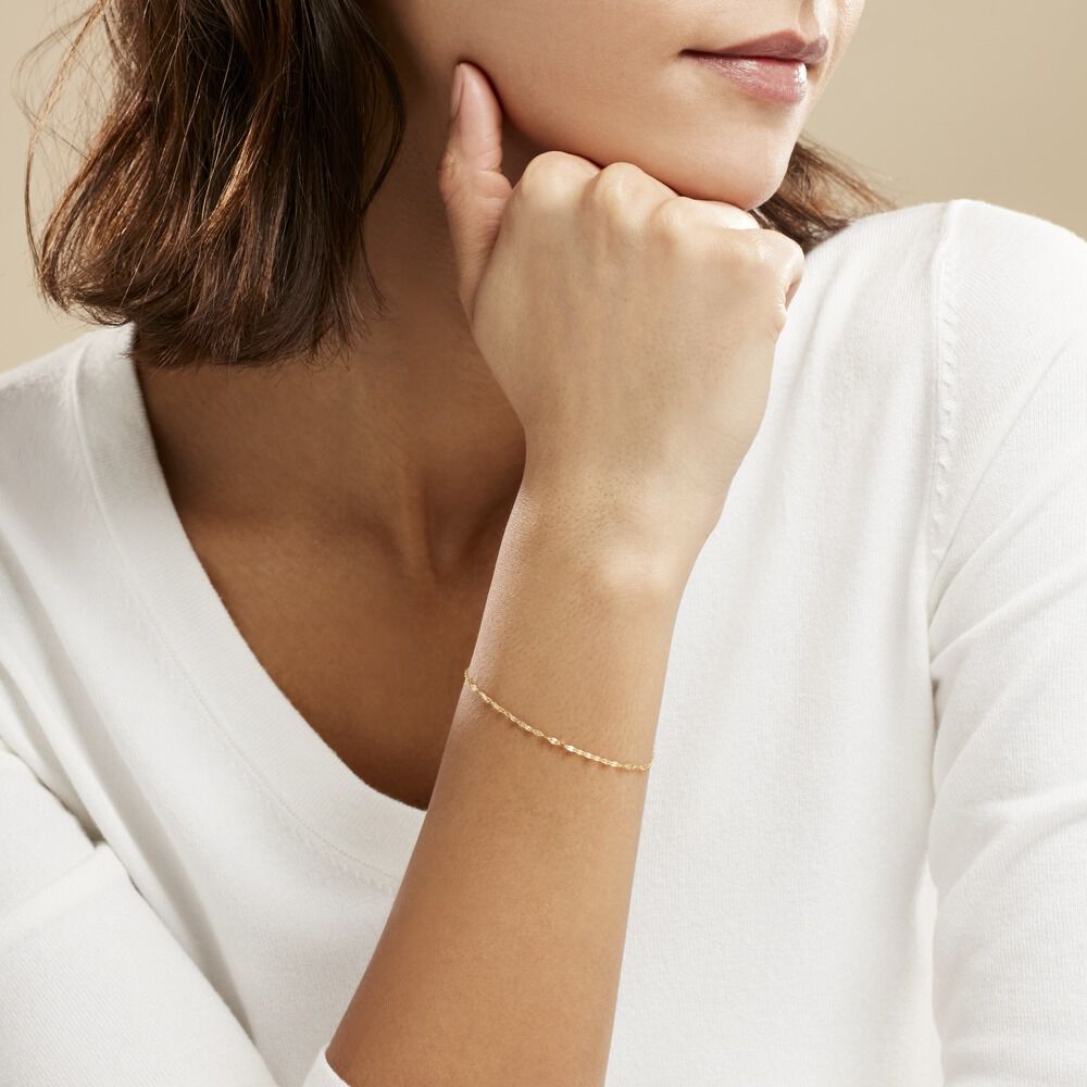 Bracelet Fileana Or Jaune - Bracelets mailles Femme | Marc Orian