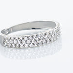 Alliance Lison Or Blanc Oxyde De Zirconium - Bagues avec pierre Femme | Marc Orian