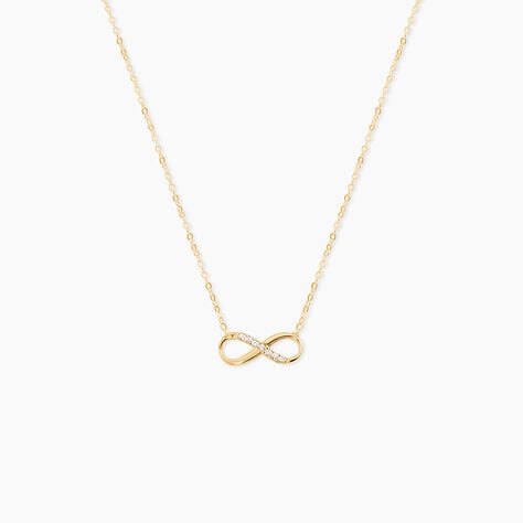 Collier Or Jaune Rosius Oxydes De Zirconium - Colliers avec pierres Femme | Marc Orian