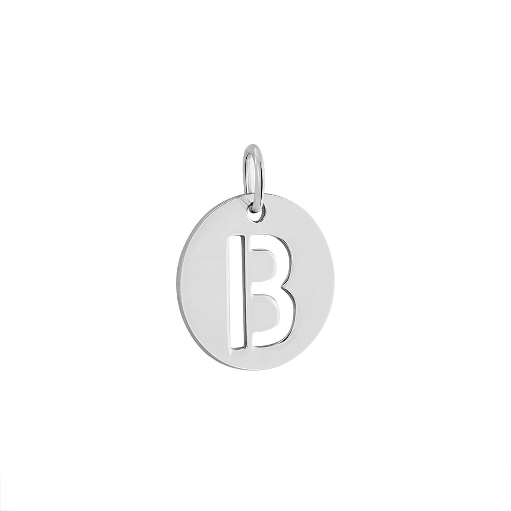 Pendentif Elio B Argent Blanc - Pendentifs Famille | Marc Orian
