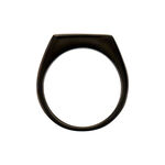 Chevali&egrave;re Acier Noir Luciano - Bijoux fantaisie Homme | Marc Orian