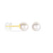 Boucles D'oreilles Puces Suki Or Jaune Perle De Culture - Clous d'oreilles Femme | Marc Orian