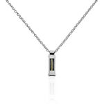 Collier Charlie-rose Acier Blanc - Colliers Homme | Marc Orian